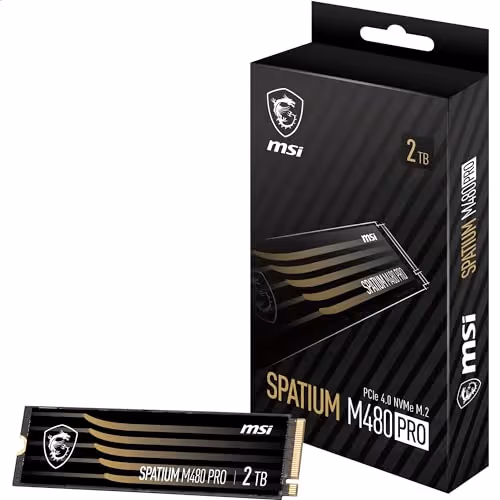 MSI SPATIUM M480 PRO M.2-2280 NVMe (2TB)