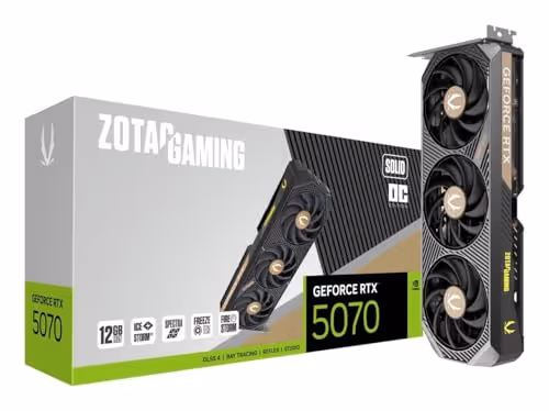 ZOTAC GAMING SOLID OC GeForce RTX 5070 GDDR7