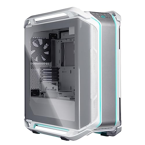COOLER MASTER Cosmos C700M ATX Full Tower Tempered Glass Side Panel (Titanium Silver White)