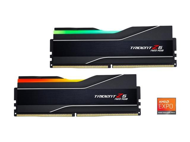 G.SKILL Trident Z5 Neo RGB (48GB, 2X24GB, 8000 MHz, CL40, Matte Black)