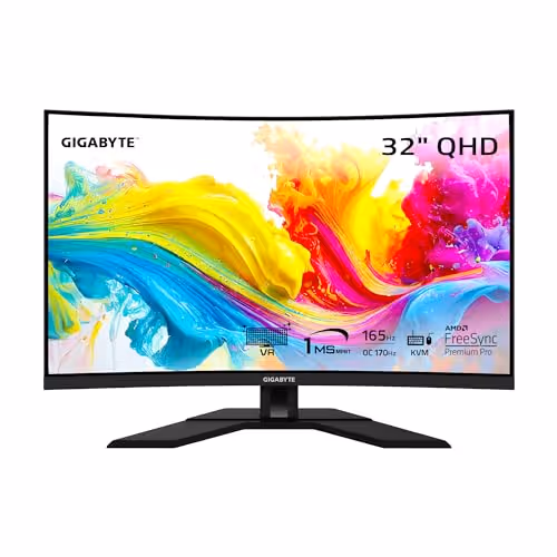 GIGABYTE M32QC-SA 31.5 VA Curved Monitor