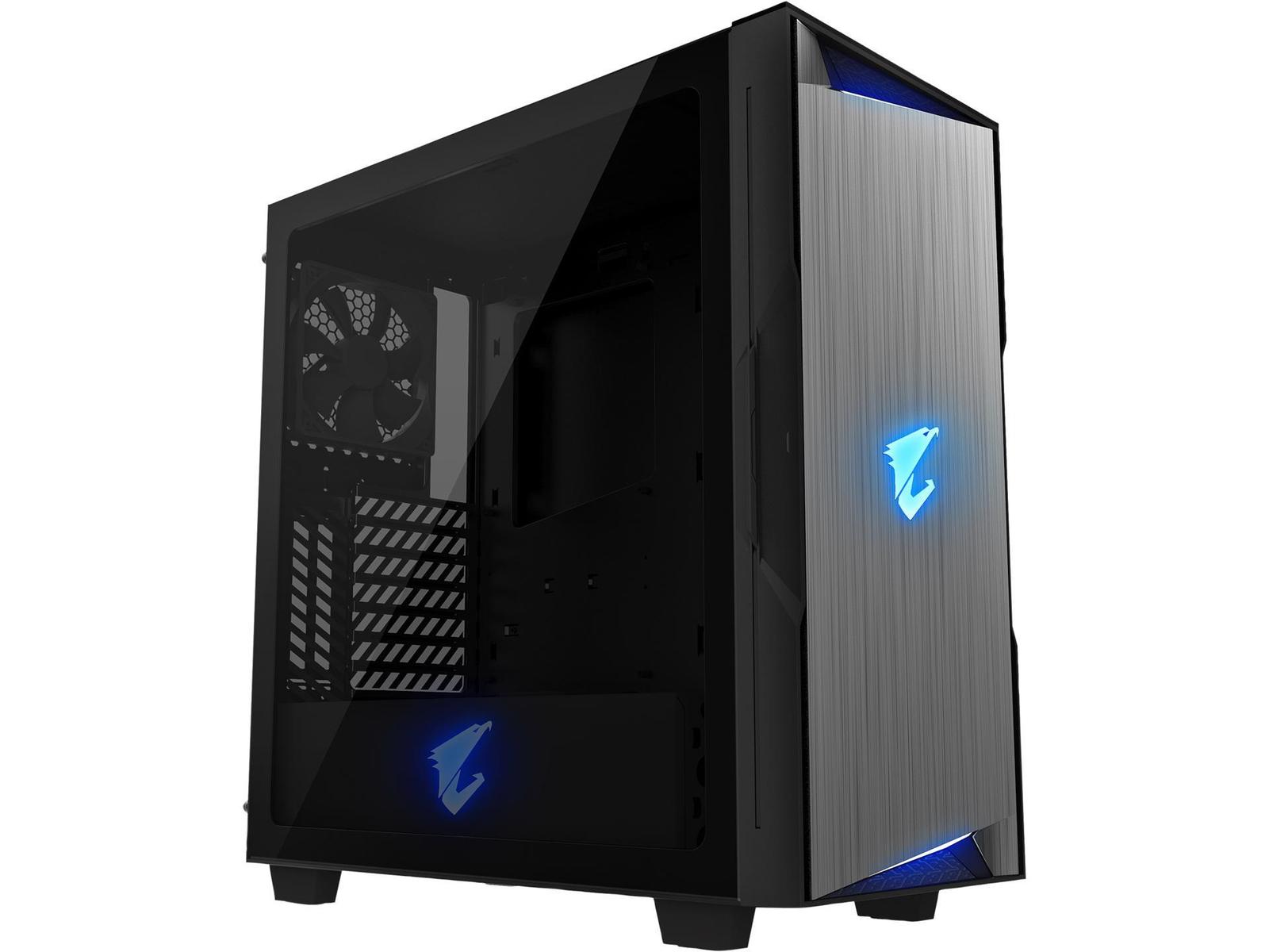 GIGABYTE AORUS C300 ATX Mid Tower Tinted Tempered Glass Side Panel