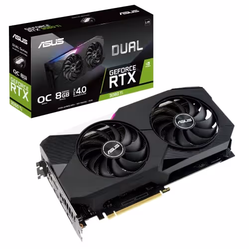 ASUS DUAL OC V2 GeForce RTX 3060 Ti LHR GDDR6