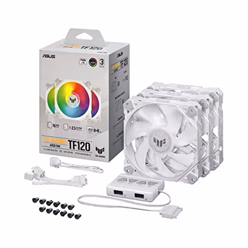 ASUS TUF Gaming TF120 ARGB Fan AURA Sync (3-pack, Black)