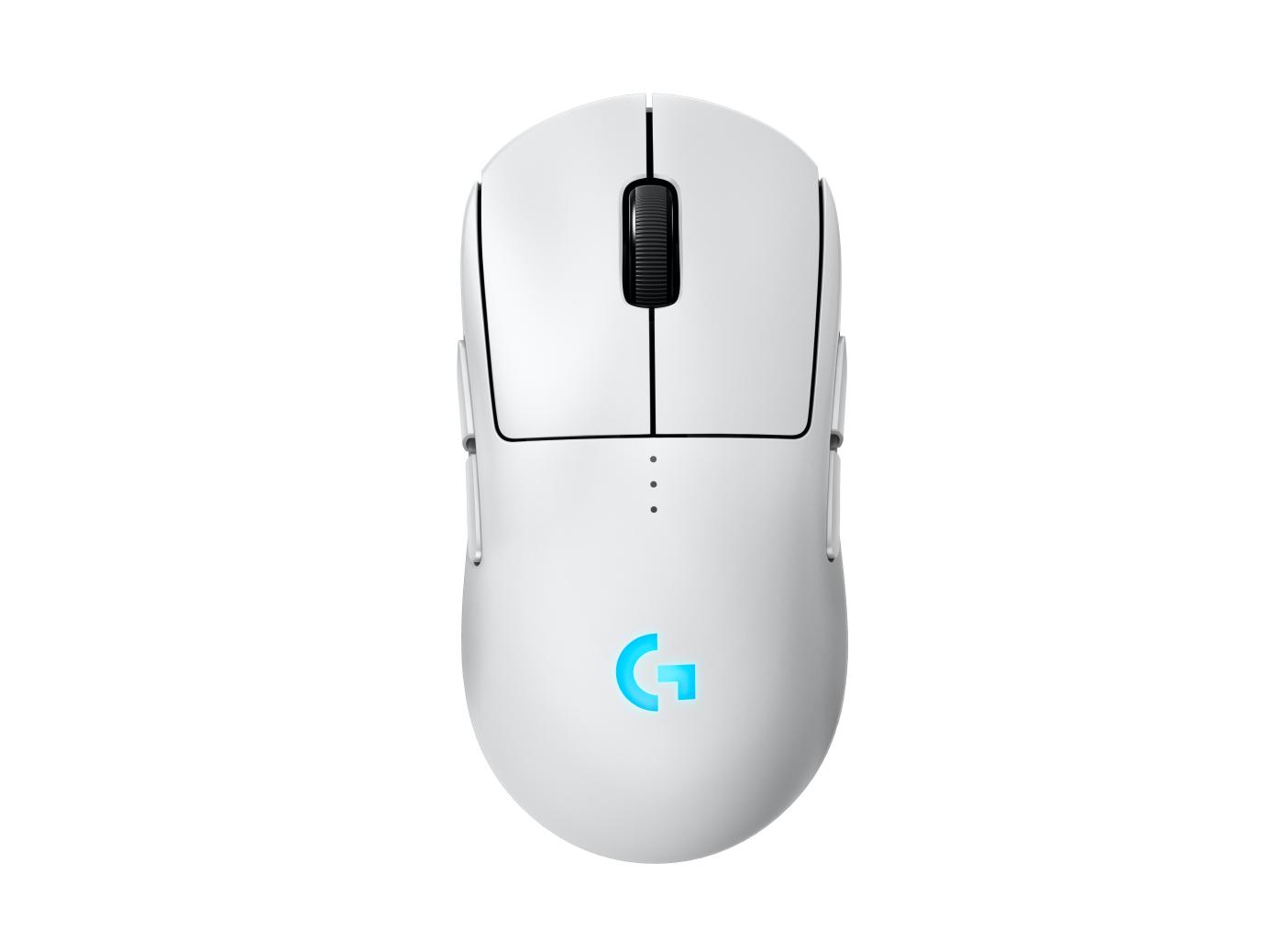 Logitech PRO 2 LIGHTSPEED Wireless/Wired Optical Mouse (White)
