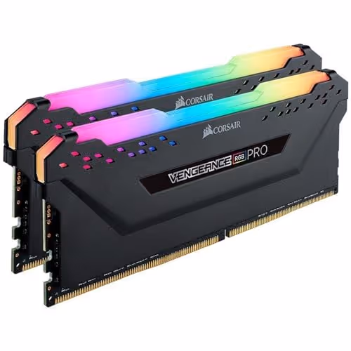 CORSAIR Vengeance RGB Pro16Gb (8GB, 1X8GB, 3600 MHz, CL18, Black, New)