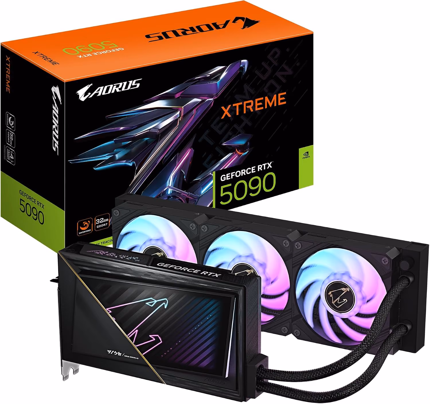 GIGABYTE AORUS XTREME WATERFORCE GeForce RTX 5090 GDDR7