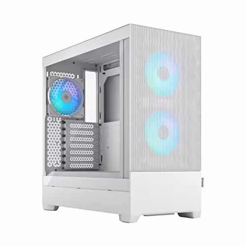 Fractal Design Pop Air ATX Mid Tower Tempered Glass Side Panel (White Clear)