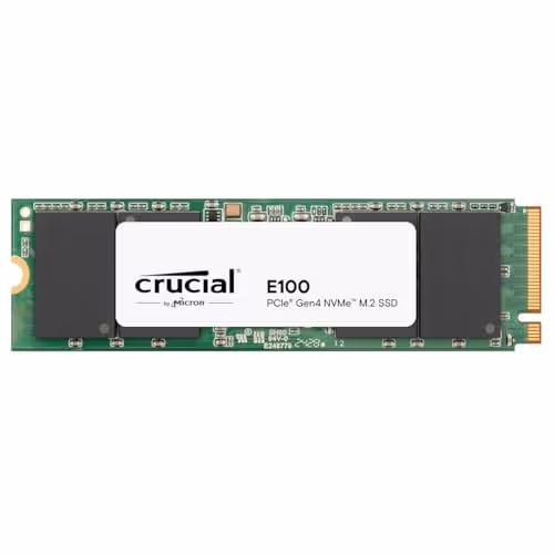 CRUCIAL E100 M.2-2280 NVMe (1TB, Black)
