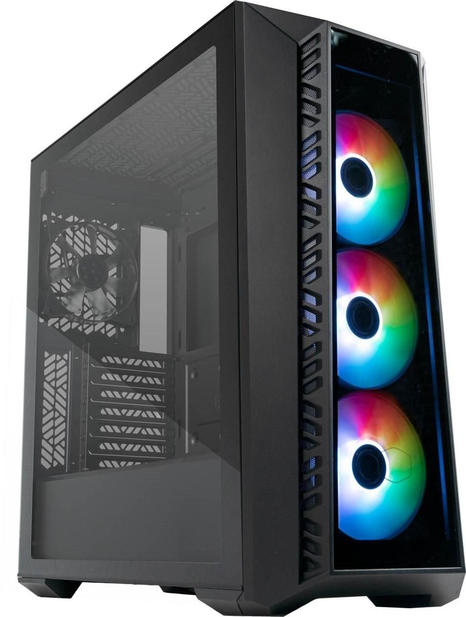 COOLER MASTER Masterbox 520 ATX Mid Tower Tempered Glass Side Panel (Black)