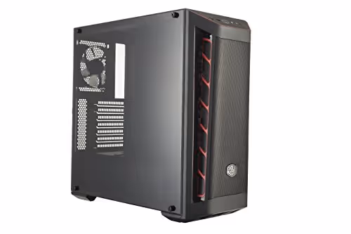 COOLER MASTER MasterBox MB511 ARGB ATX Mid Tower Tempered Glass Side Panel (Bronze, with Cooler Master Mwe 650 Bronze V 2)