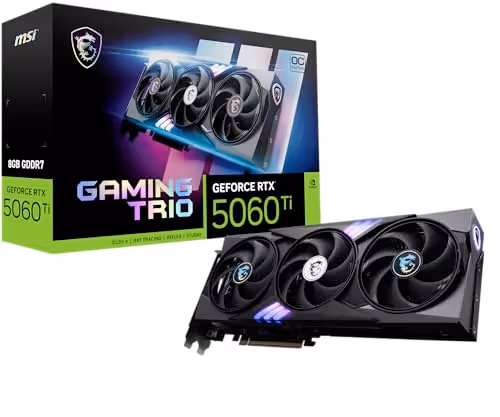 MSI GAMING TRIO OC GeForce RTX 5060 Ti GDDR7 (8GB VRAM)