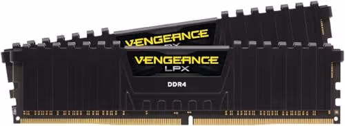 CORSAIR Vengeance LPX (64GB, 2X32GB, 3200 MHz, CL16, Black)