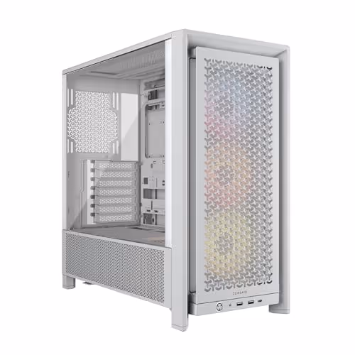 CORSAIR FRAME 4000D RS ARGB ATX Mid Tower Tempered Glass Side Panel (White)