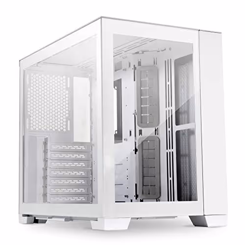 LIAN LI O11 Dynamic Mini Snow Edition ATX Mid Tower Tempered Glass Side Panel