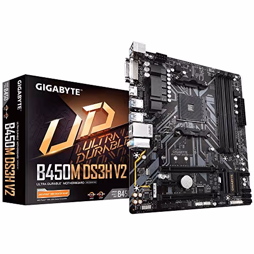 GIGABYTE B450M DS3H V2 Micro ATX
