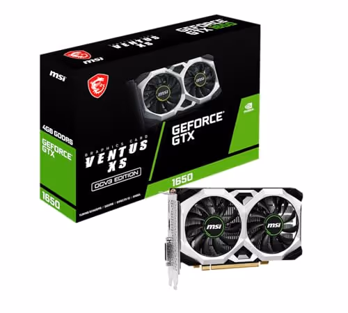 MSI D6 VENTUS XS OCV3 GeForce GTX 1650 G6 GDDR6