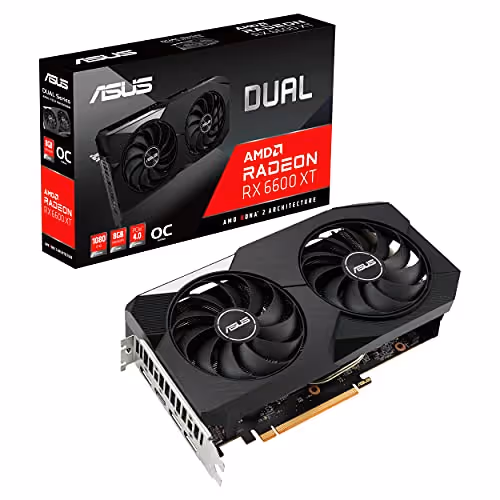ASUS Dual Radeon RX 6600 XT OC Edition GDDR6