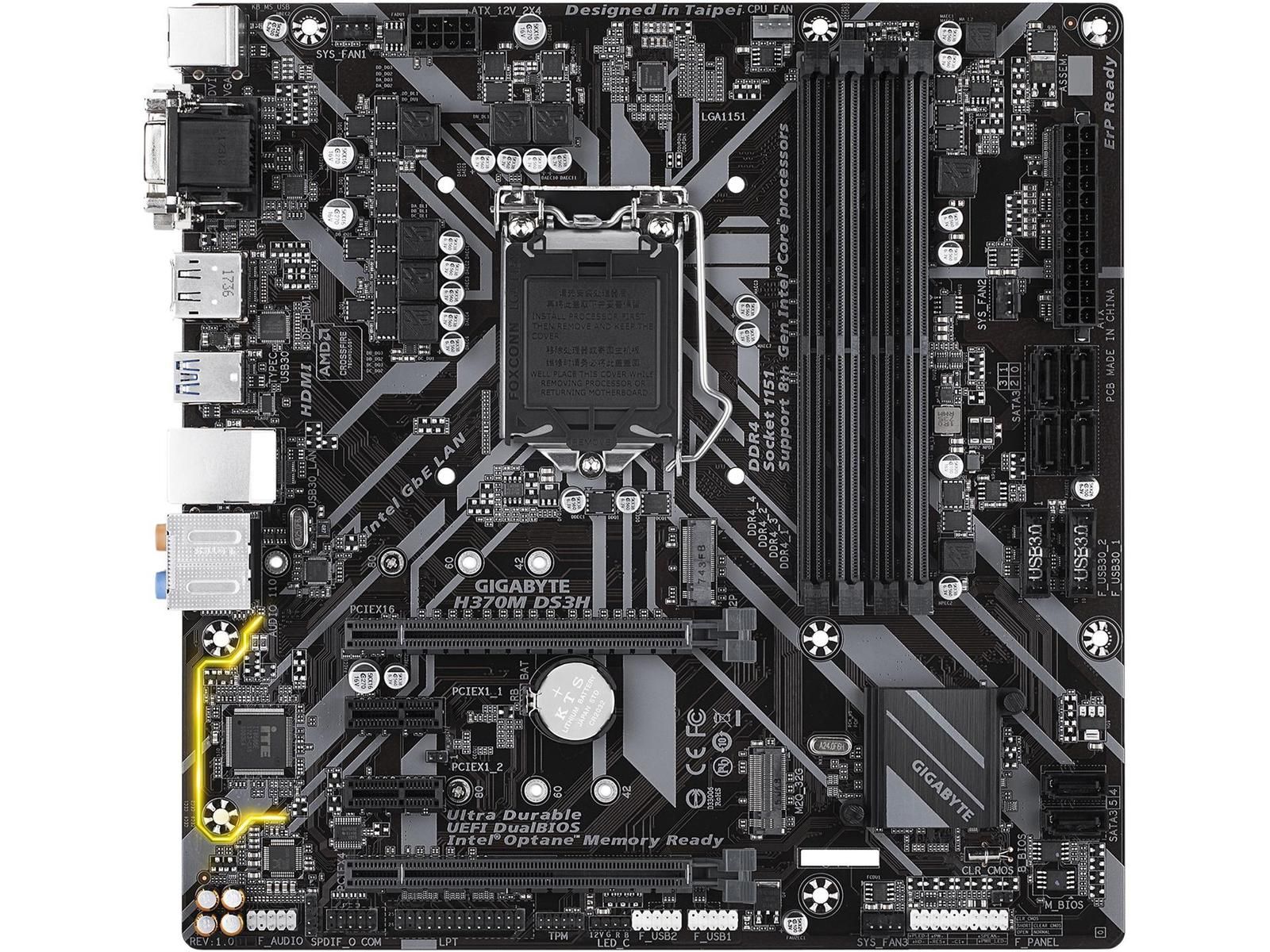 Gigabyte H370M DS3H