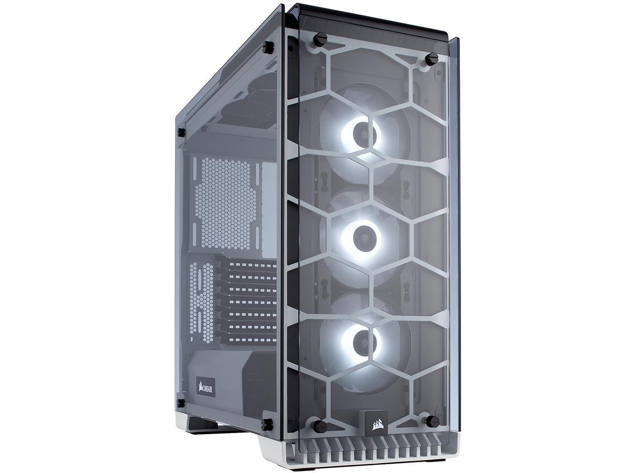 CORSAIR Crystal 570X RGB ATX Mid Tower Acrylic Side Panel (White)
