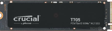 CRUCIAL T705 PCIe Gen5 NVMe M.2 SSD (4TB)