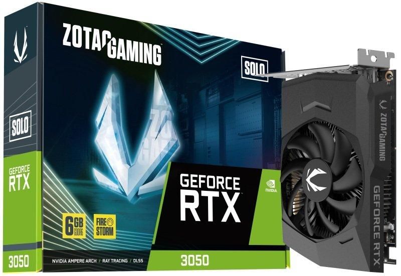 ZOTAC GAMING SOLO GeForce RTX 3050 GDDR6 (6GB VRAM)