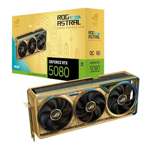 ASUS ROG Astral GeForce RTX 5080 Dhahab CORE OC Edition GDDR7 Graphic Card
