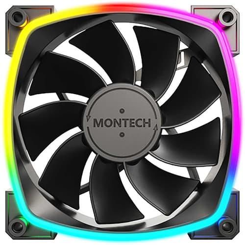 MONTECH RX120 PWM Reverse Blade RGB Fan
