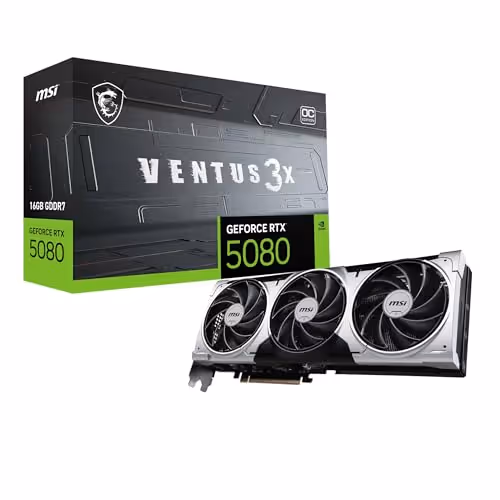 MSI VENTUS 3X OC PLUS GeForce RTX 5080 GDDR7