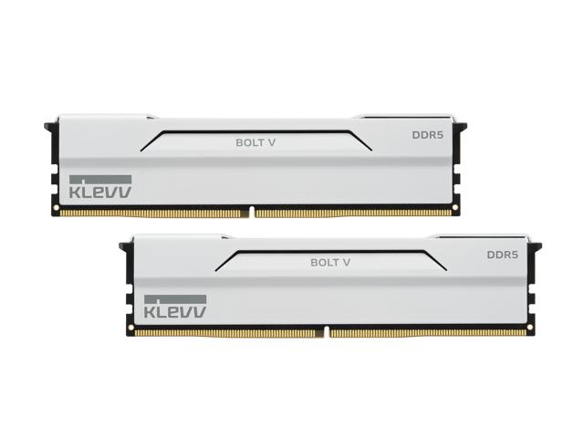 KLEVV BOLT V (32GB, 2X16GB, 6000 MHz, CL30, Pure White)