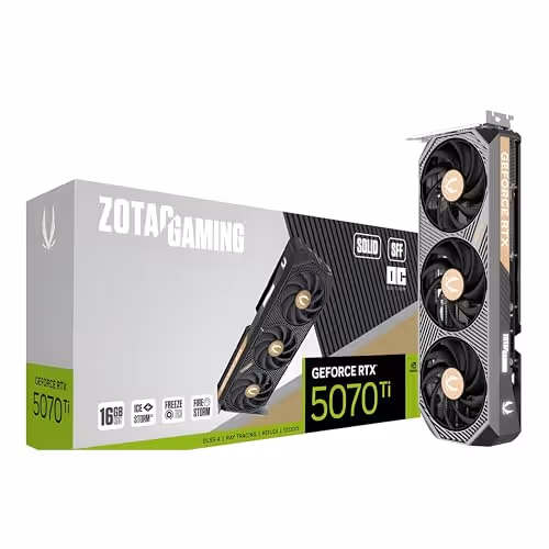 ZOTAC SOLID SFF OC GeForce RTX 5070 Ti GDDR7 (White)