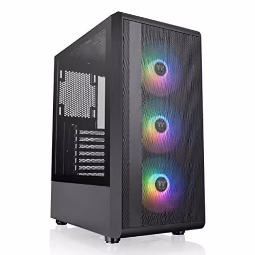THERMALTAKE S200 TG ARGB ATX Mid Tower Tempered Glass Side Panel (Black)