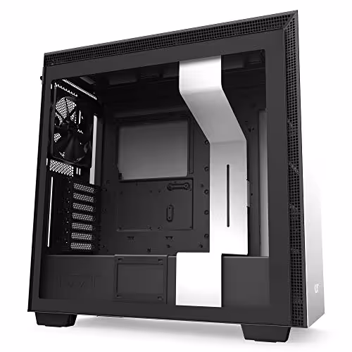 NZXT H710 ATX Mid Tower Tempered Glass Side Panel (Matte White)