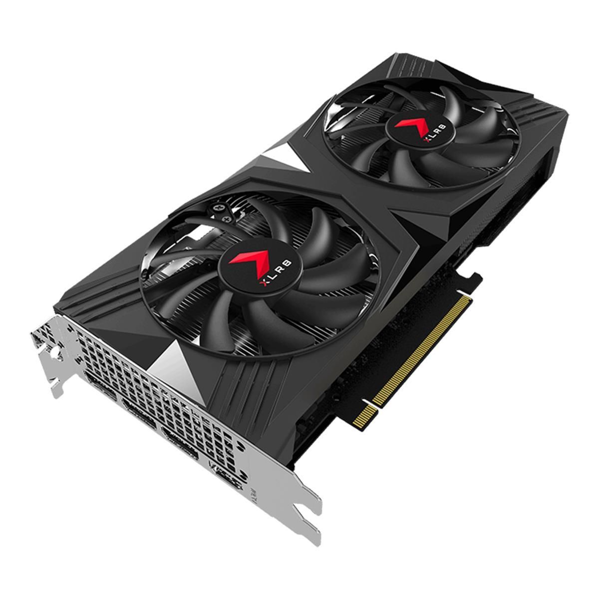 PNY XLR8 Gaming VERTO OC GeForce RTX 4060 Ti GDDR6 (16GB VRAM, Black)