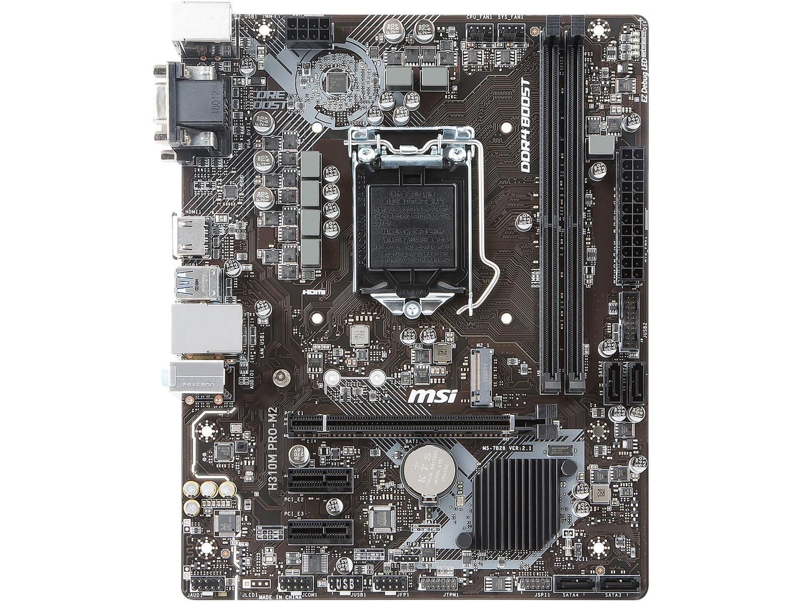 MSI H310M PRO-M2 Micro ATX