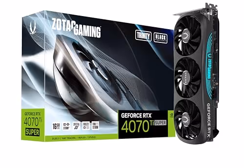 ZOTAC GAMING Trinity GeForce RTX 4070 Ti SUPER GDDR6X (Black)
