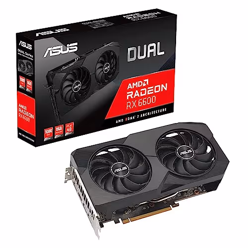 ASUS DUAL V2 Radeon RX 6600 GDDR6