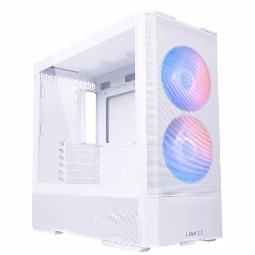 LIAN LI Lancool 207 RGB Mid Tower Gaming Case LAN207RX (White)