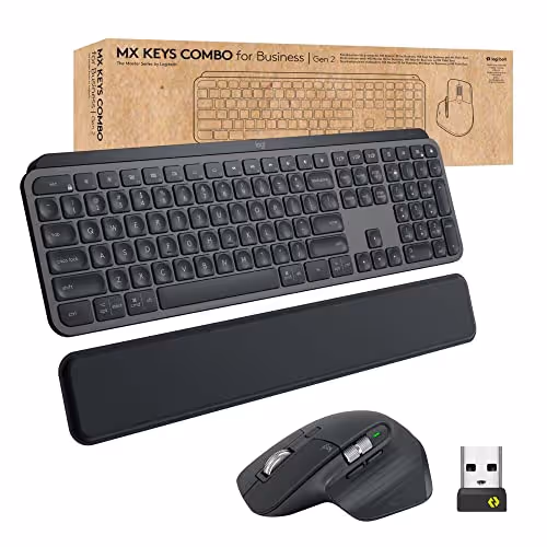LOGITECH MX Keys Gen 2 Bluetooth/Wireless/Wired Slim Keyboard