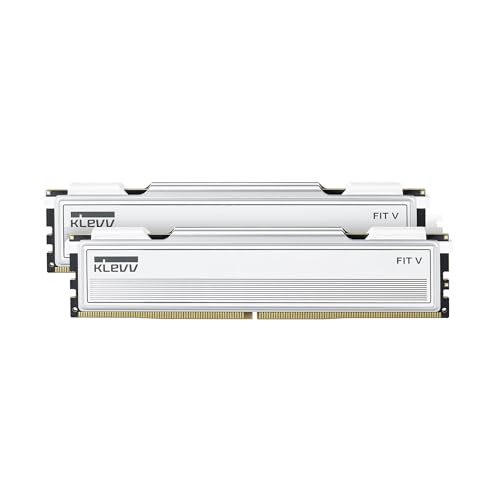 KLEVV FIT V (32GB, 2X16GB, 6000 MHz, CL30, Ceramic White)