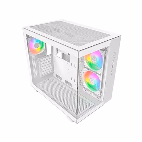 MONTECH KING 65 PRO ATX Mid Tower Tempered Glass Side Panel (White)