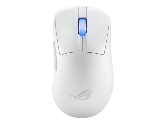 ASUS ROG Keris II WL Ace Bluetooth/Wireless/Wired Optical Mouse (White)