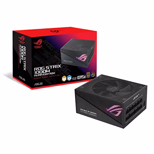 ASUS ROG Strix Aura Edition Fully Modular 80+ Gold Certified (1000W, White)