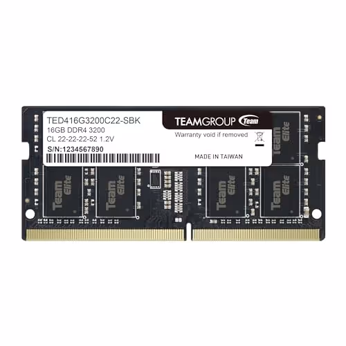 Team Group Elite (16GB, 1X16GB, 3200 MHz, CL22)