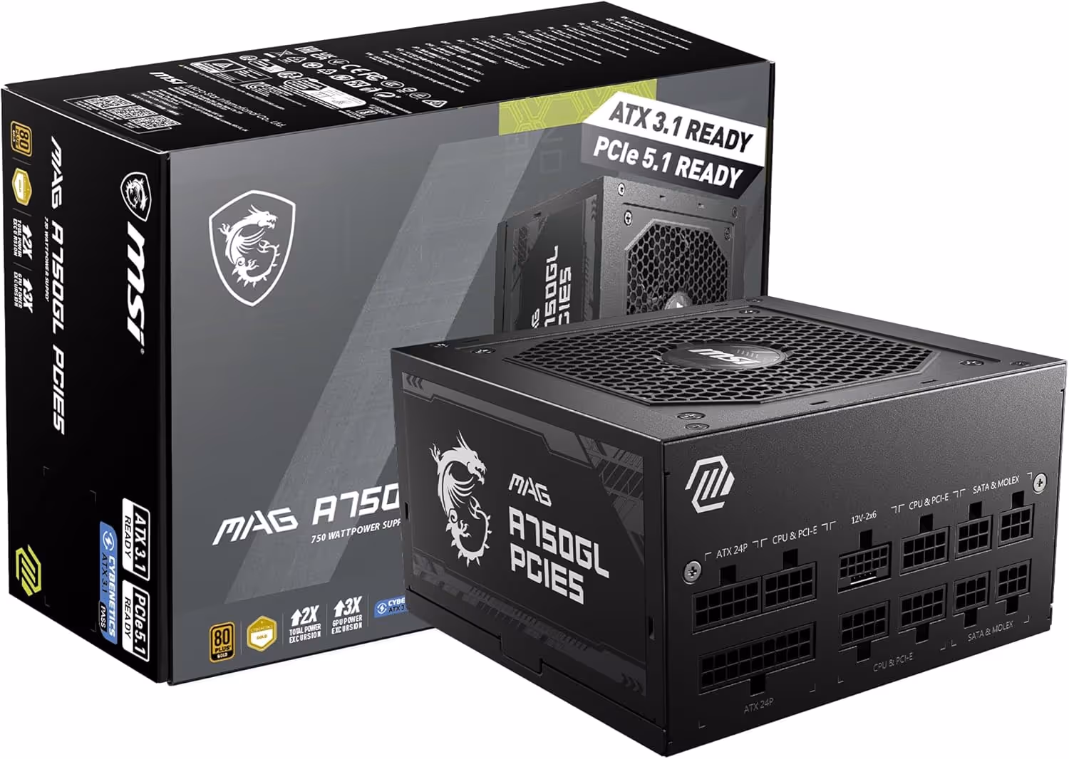 MSI MAG A750GL Fully Modular 80+ Gold Certified