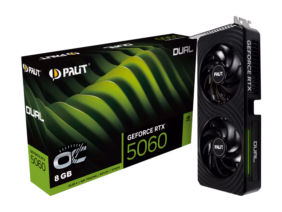 PALIT Dual OC GeForce RTX 5060 GDDR7