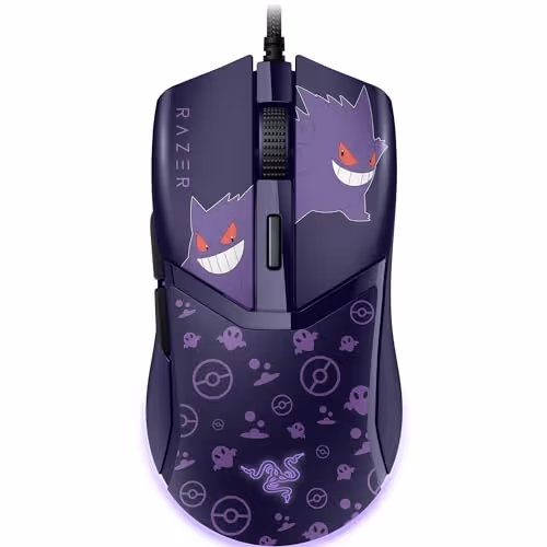 RAZER Cobra Wired Pokemon Gengar Edition Gaming Mouse (Violet Gengar Edition)