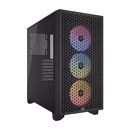 CORSAIR 3000D RGB AIRFLOW ATX Mid Tower Tempered Glass Side Panel (Black)