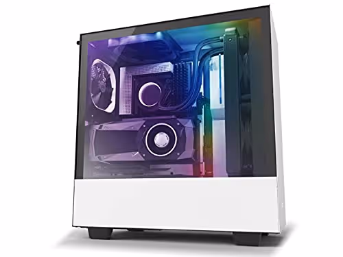 NZXT H510i ATX Mid Tower Tempered Glass Side Panel (Matte White)