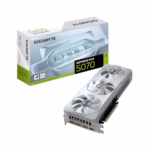 GIGABYTE GeForce RTX 5070 Eagle OC ICE SFF GDDR7 Graphic Card (Ice)